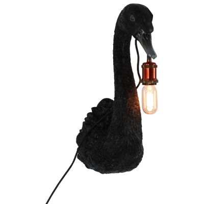 Lampa ścienna kinkiet Łabędź czarny - Werner Voss