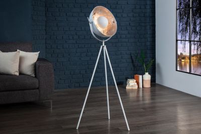 Lampa Spot Studio 140 cm biała & srebrna - Invicta Interior