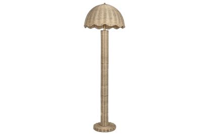 Lampa stojąca z rattanu – naturalny design 149 cm - Item International