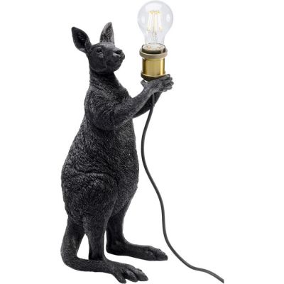 Lampa stołowa Animal Kangaroo czarna 46cm - Kare Design