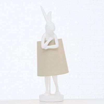 Lampa stołowa Animal Rabbit brązowa - Boltze