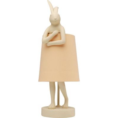 Lampa stołowa Animal Rabbit peach 50 cm - Kare Design