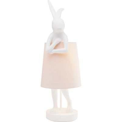 Lampa stołowa Animal Rabbit różowa 68 cm - Kare Design