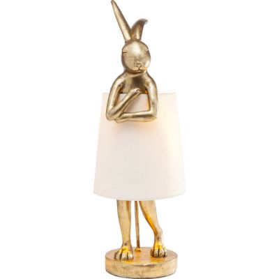 Lampa stołowa Animal Rabbit złota 68cm - Kare Design