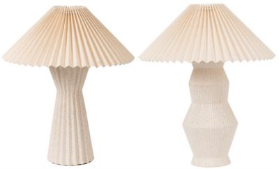 Lampa stołowa ceramiczna Japandi