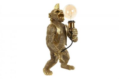 Lampa stołowa Goryl Punk złoty I 