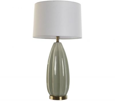 Lampa stołowa Hampton zielona 