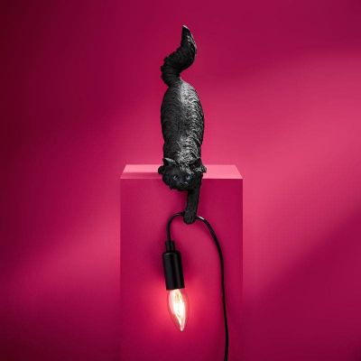 Lampa stołowa Kot Chichi czarny  - Werner Voss
