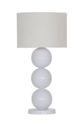 Lampa stołowa Pearl white - Item International