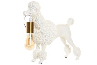 Lampa stołowa Pudel biała - Item International