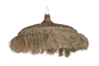 Lampa sufitowa boho z włókien naturalnych 100 cm - Light & Living
