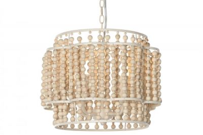 Lampa sufitowa Celebrate simple z drewnianymi perłami - Item International