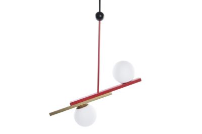 Lampa sufitowa Memphis czerwona - Item International