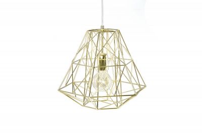 Lampa wisząca Cage S złota - Invicta Interior