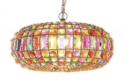 Lampa z kolorowymi diamentami Efez