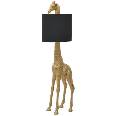 Lampa Żyrafa złota 180cm