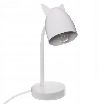 Lampka biurkowa Kot biała