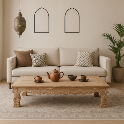 Ława drewniana Oriental 200 cm - Item International