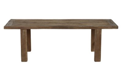 Ława drewniana z drewna tekowego z recyklingu 140 cm  - Item International