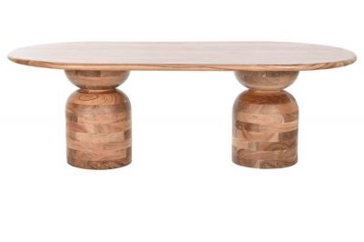 Ława owalna drewniana Aesthetic Modern - Item International