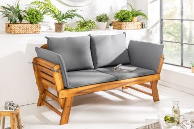 Sofa ogrodowa Modular drewno akacjowe natur - Invicta Interior