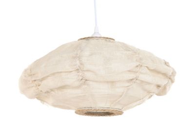 Lniana Lampa wisząca Japandi  - Item International