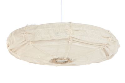Lniana Lampa wisząca Japandi 80 cm  - Item International