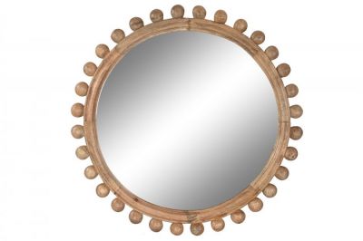 Lustro drewniane okrągłe Bubble 90 cm - Item International