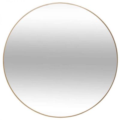 Lustro okrągłe złote 76cm - Atmosphera