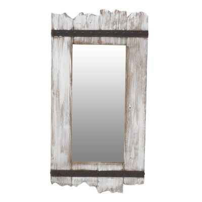 Lustro Vintage drewniane - Inart