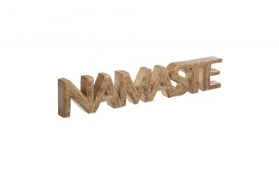 Napis drewniany Namaste