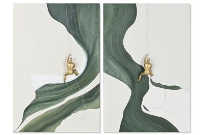 Obraz 3D Atleta zielony 80 x 120 cm