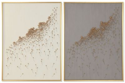 Obraz 3D Złota Abstrakcja 90 x 120 cm