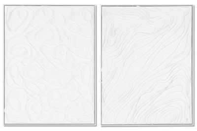 Obraz Fala Abstract 3D biały  - Item International