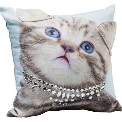 Poduszka Cushion Lady Cat 45x45 cm  - Kare Design