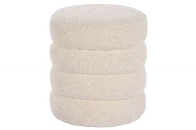 Puf Boucle beżowy creme - Item International