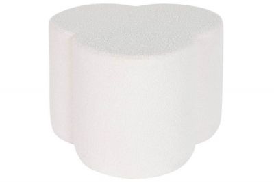Puf Boucle Bloom biały - Item International