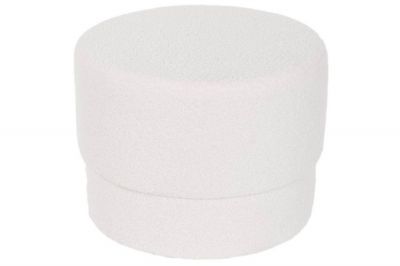Puf Boucle duo biały