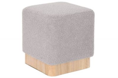 Puf Boucle wood szary - Item International