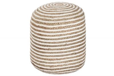 Puf jutowy Stripes 40 cm  - Item International