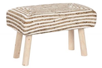 Puf jutowy Stripes 60 cm  - Item International