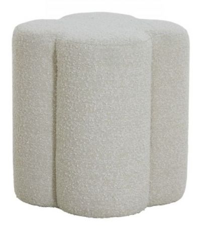 Puf Nalani koniczyna boucle cream  - Light & Living