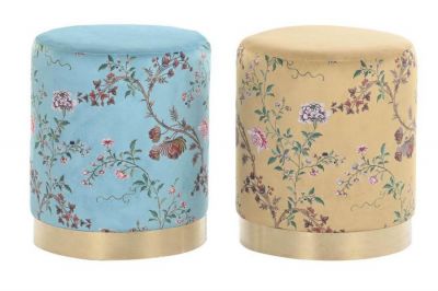 Puf Oriental Flowers złota obręcz - Item International