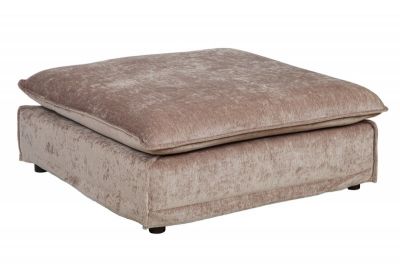 Puf Ottoman Heaven aksamitny taupe - Invicta Interior