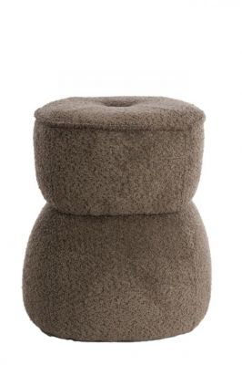 Puf tapicerowany La Bunu mocha mousse  - Light & Living
