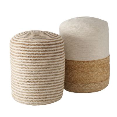 Pufa Boho jutowa - Boltze