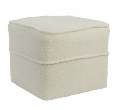 Pufa Cozy teddy white - Light & Living