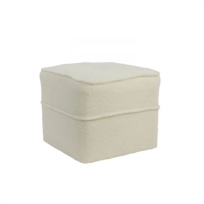 Pufa Cozy teddy white - Light & Living