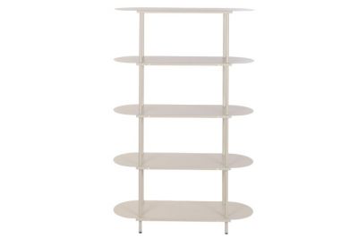 Regał metalowy Ovalo creme 150 cm