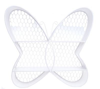 Regał ścienny Wall Shelf Butterfly biały big 